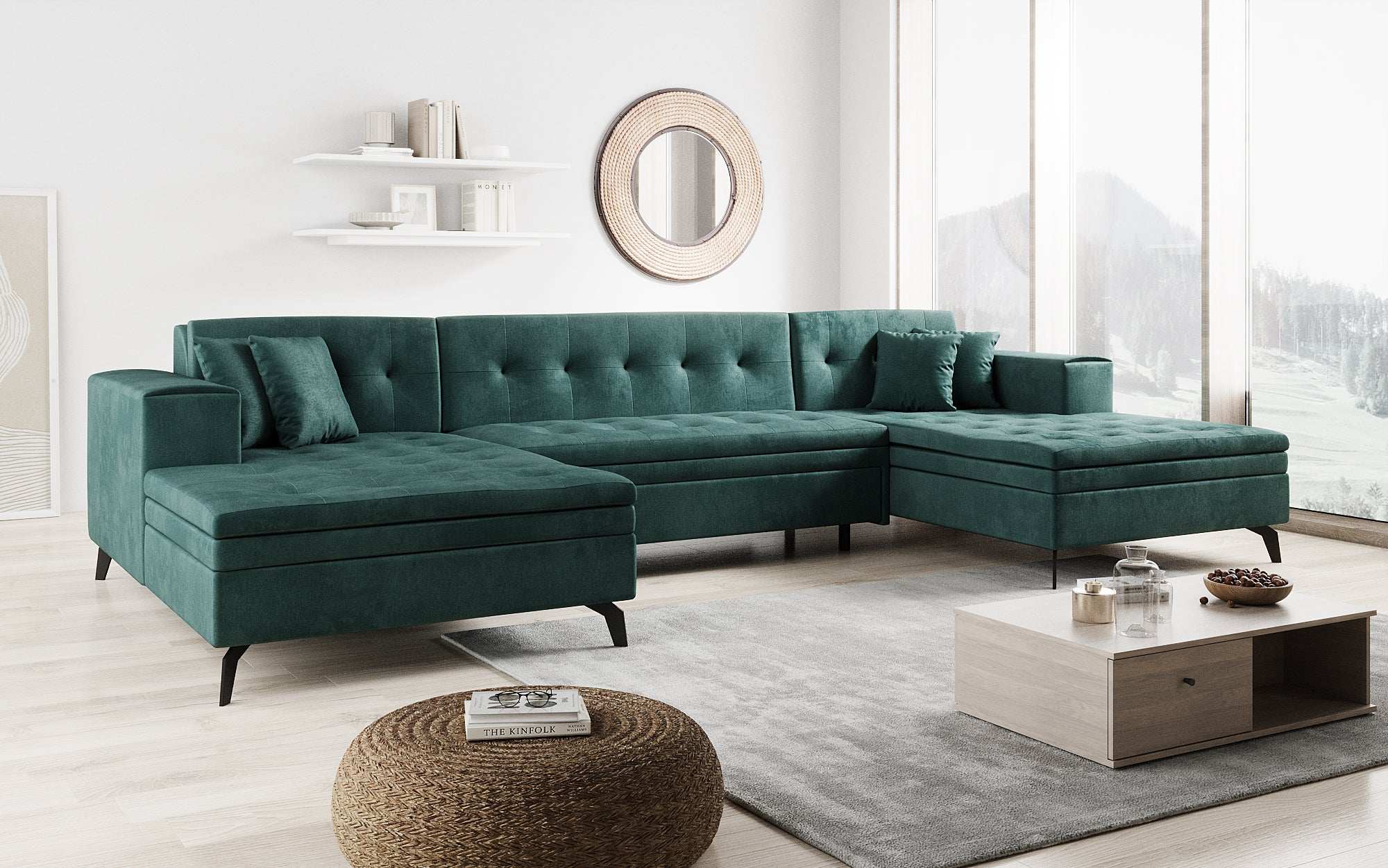 Canapé designer Vivana avec fonction couchage