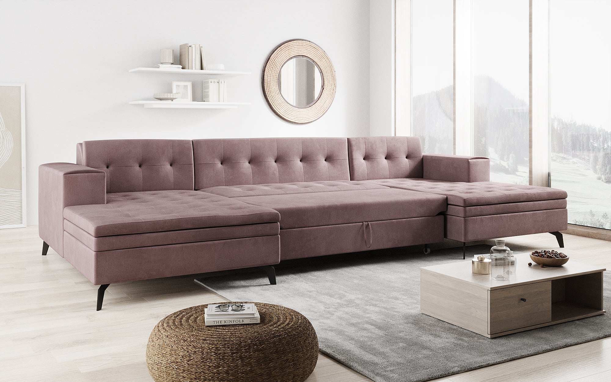 Canapé designer Vivana avec fonction couchage