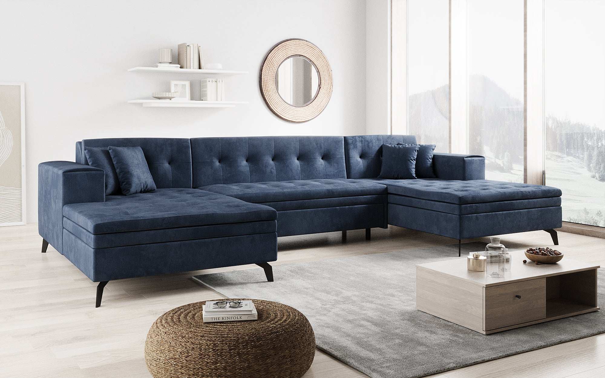 Canapé designer Vivana avec fonction couchage