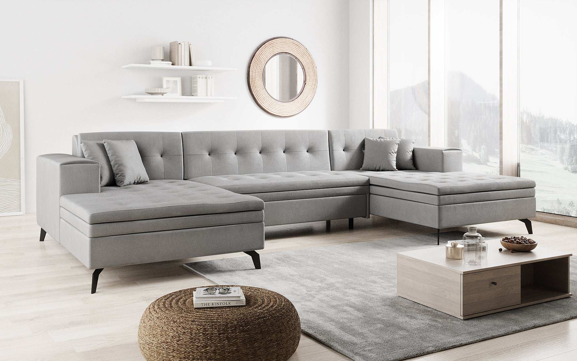 Canapé designer Vivana avec fonction couchage