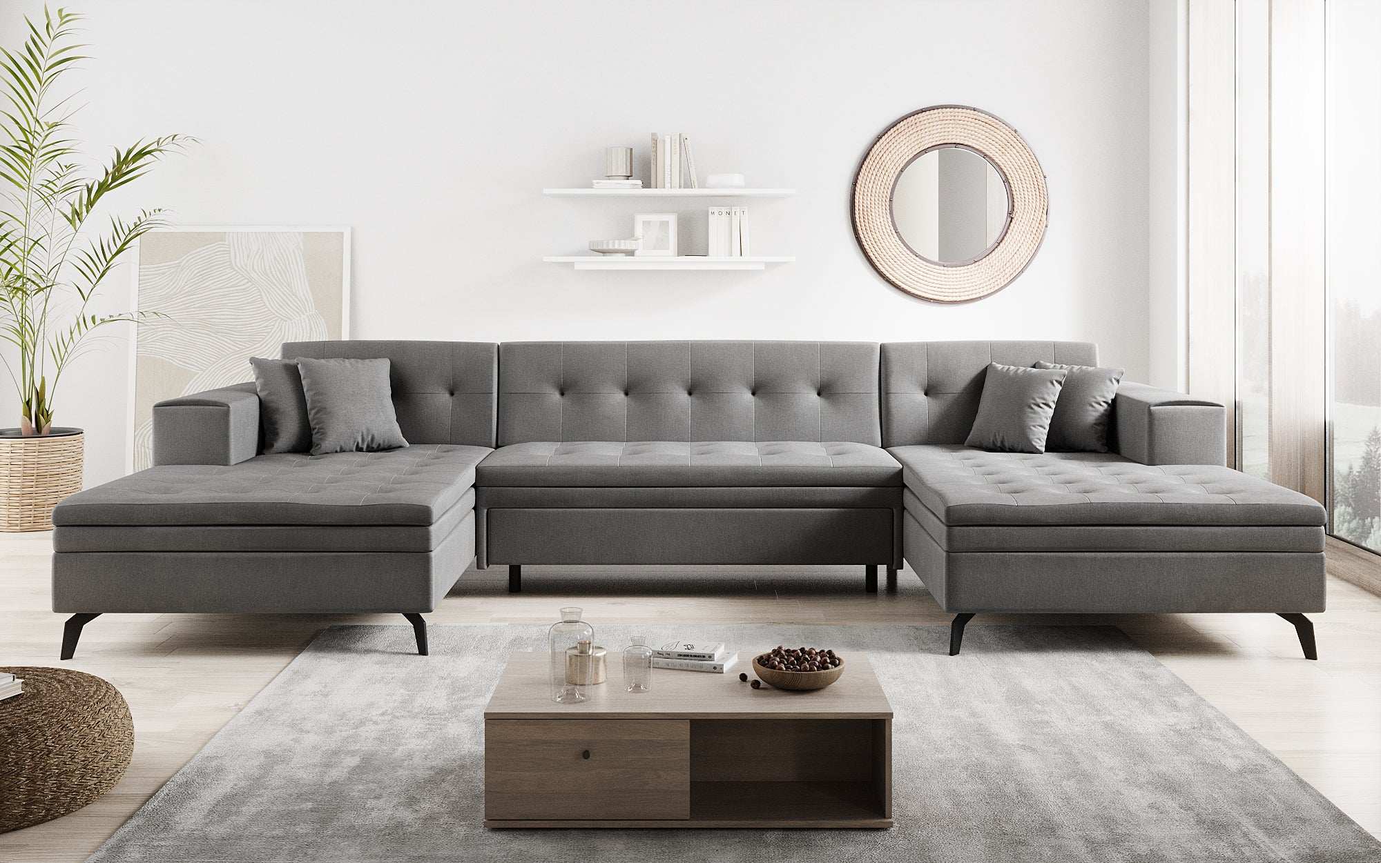 Canapé designer Vivana avec fonction couchage