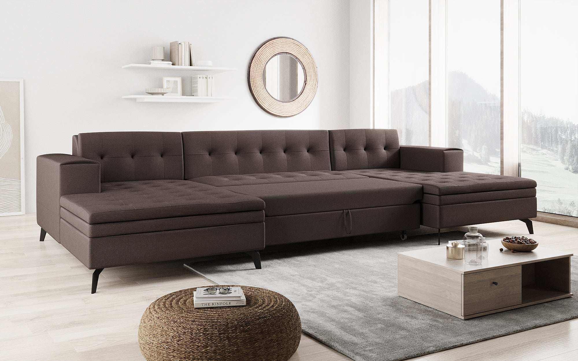 Canapé designer Vivana avec fonction couchage