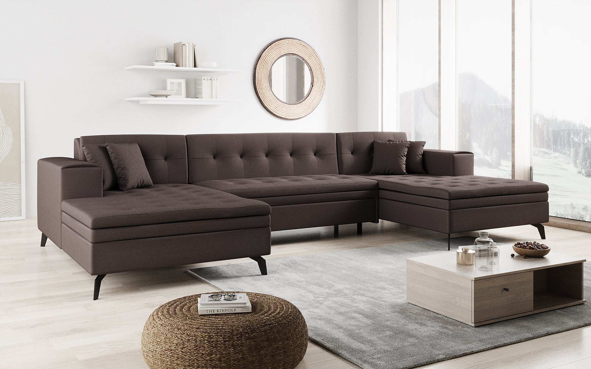 Canapé designer Vivana avec fonction couchage
