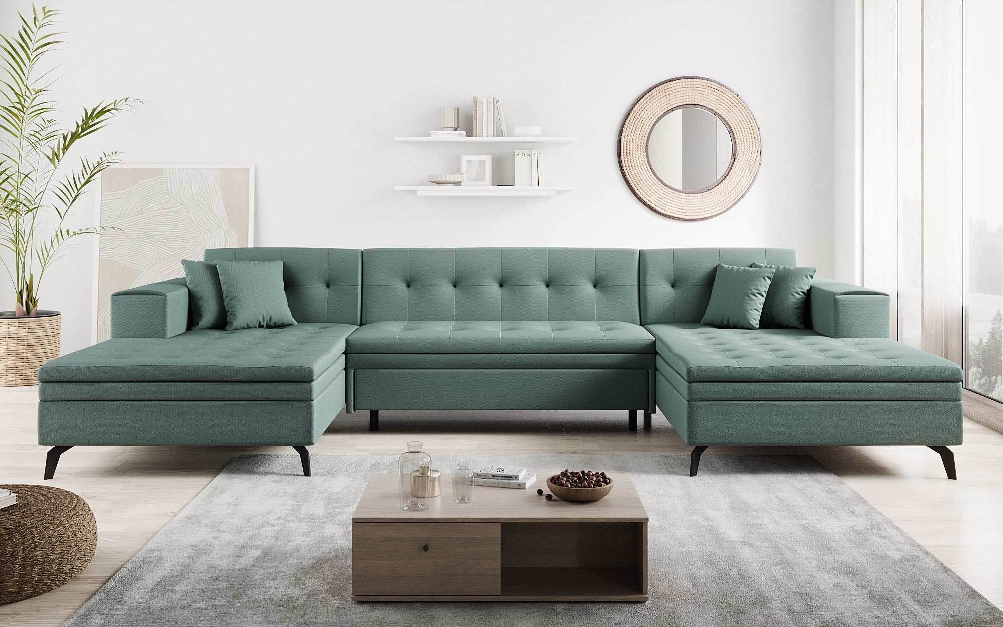 Canapé designer Vivana avec fonction couchage