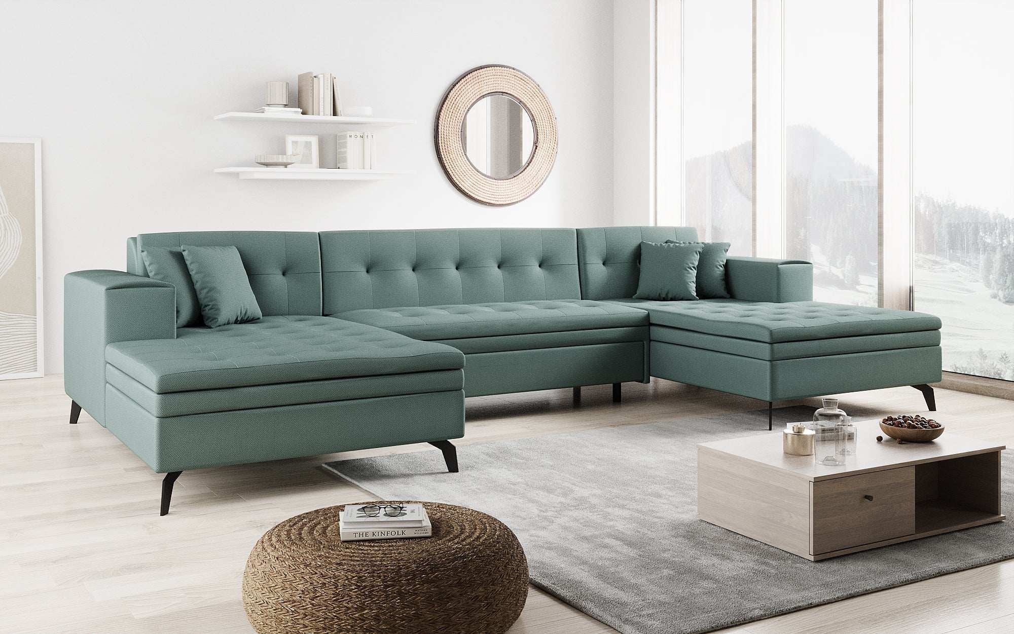 Canapé designer Vivana avec fonction couchage