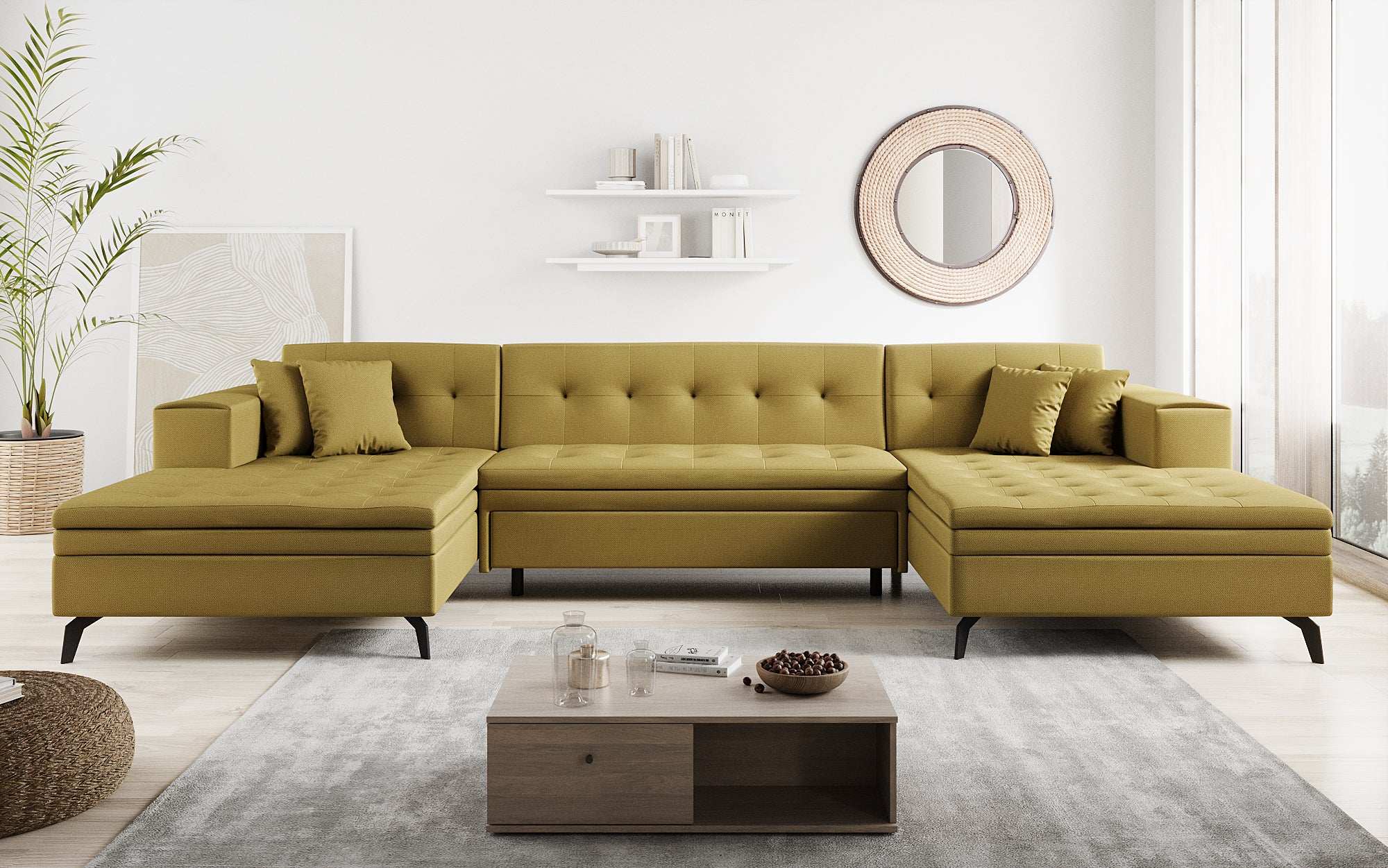 Canapé designer Vivana avec fonction couchage