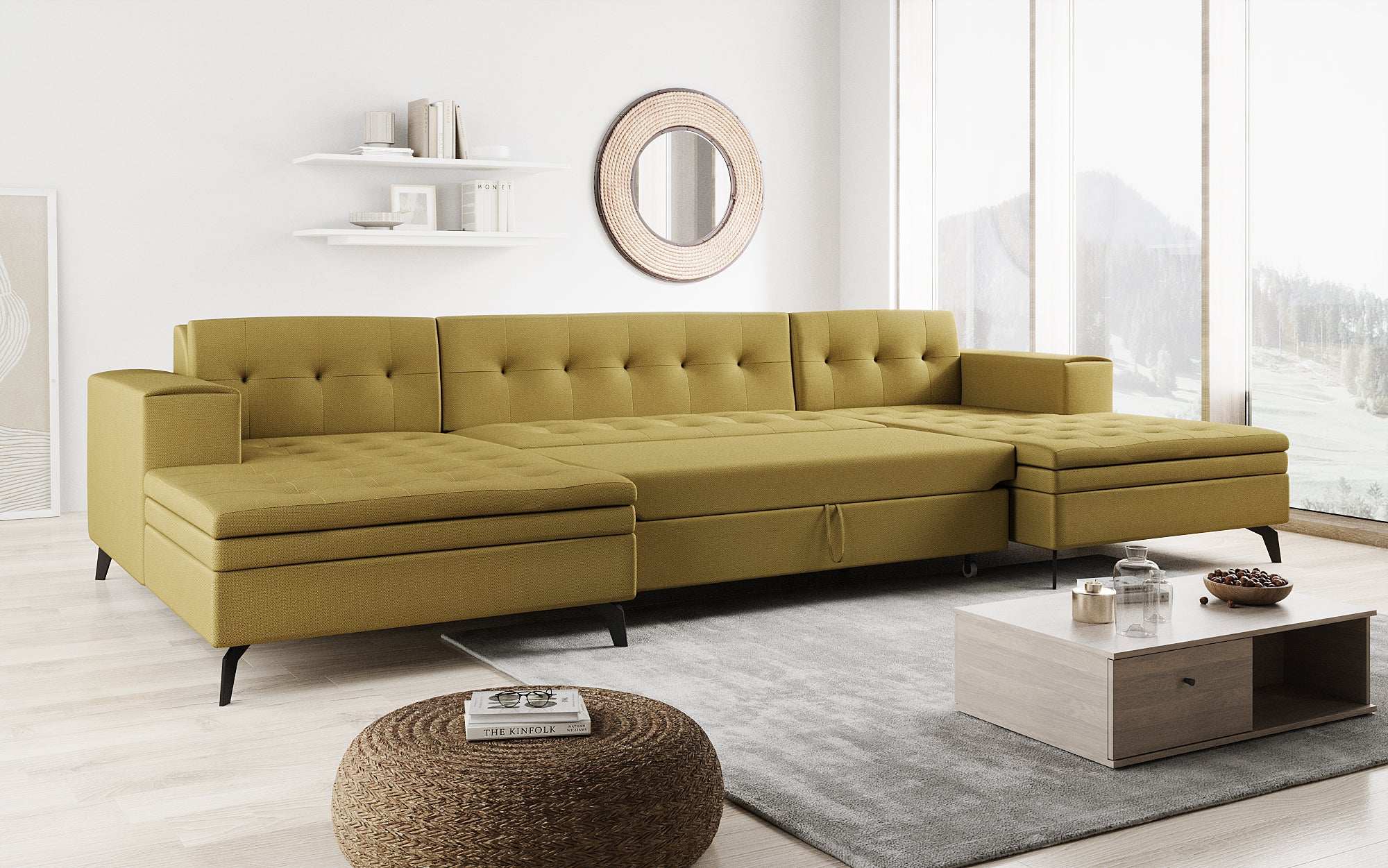 Canapé designer Vivana avec fonction couchage