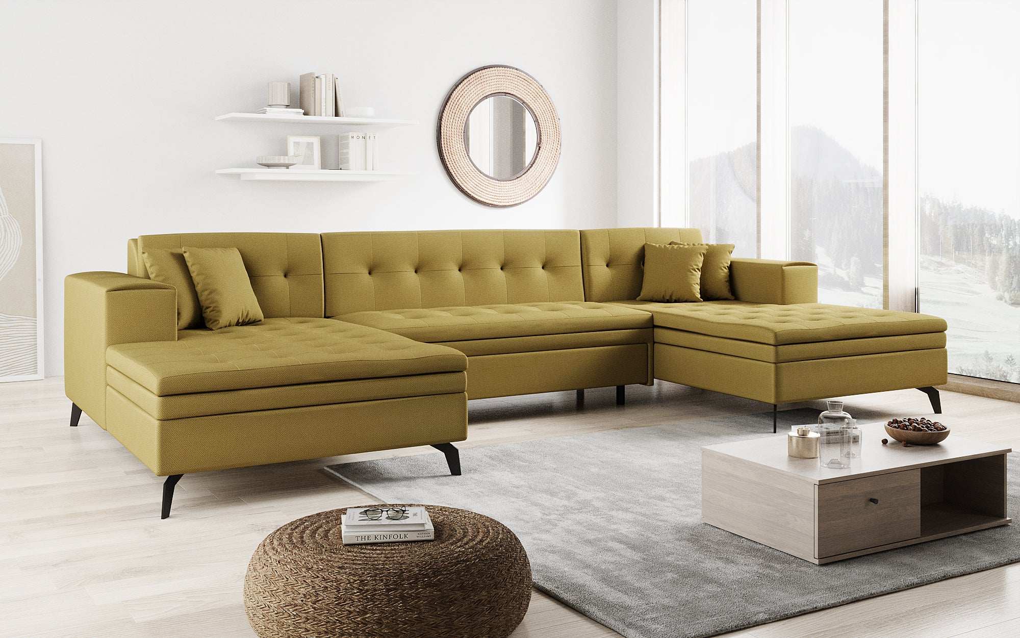 Canapé designer Vivana avec fonction couchage