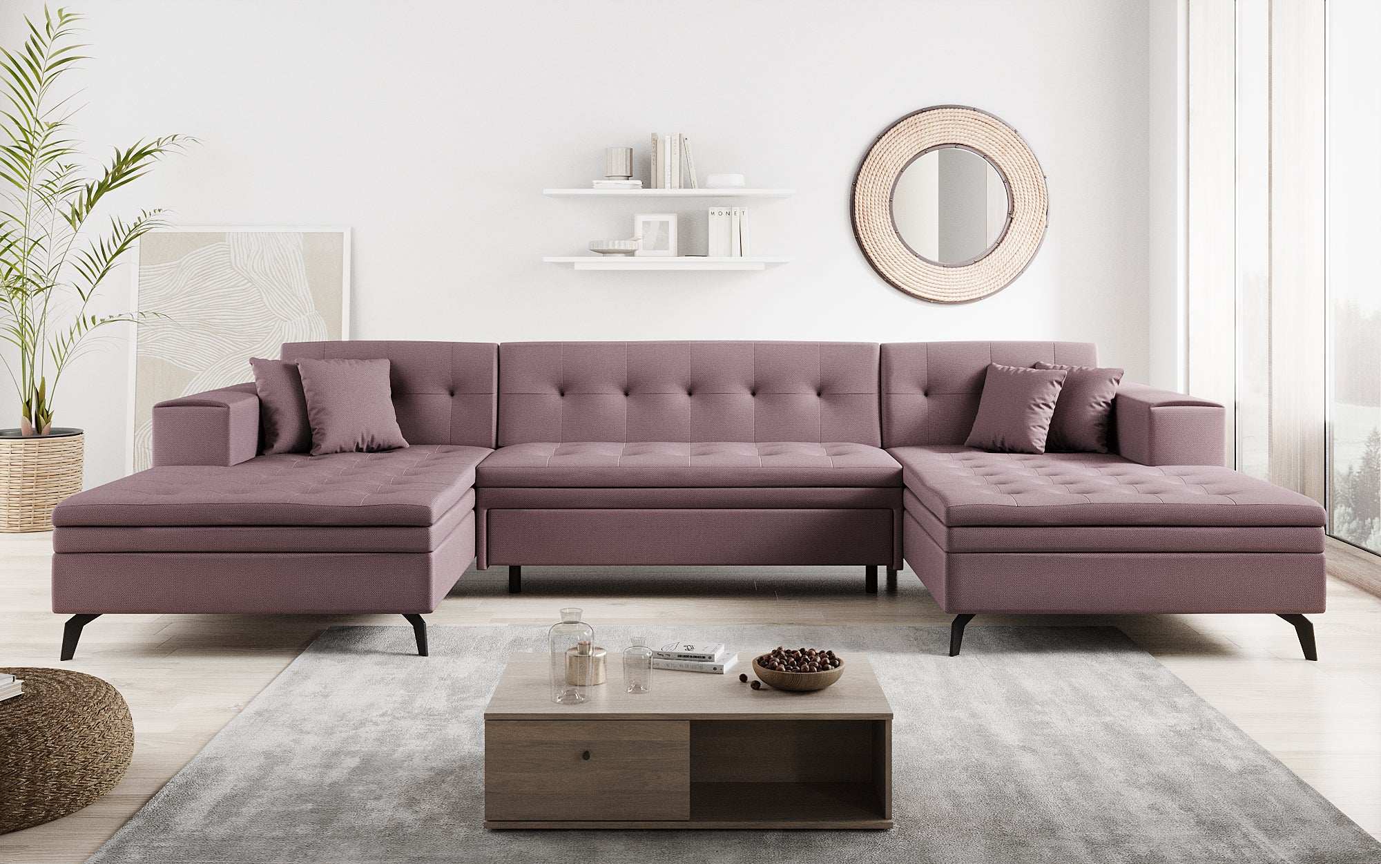 Canapé designer Vivana avec fonction couchage