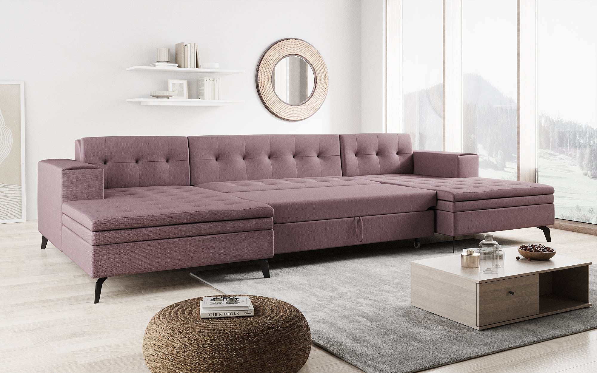 Canapé designer Vivana avec fonction couchage