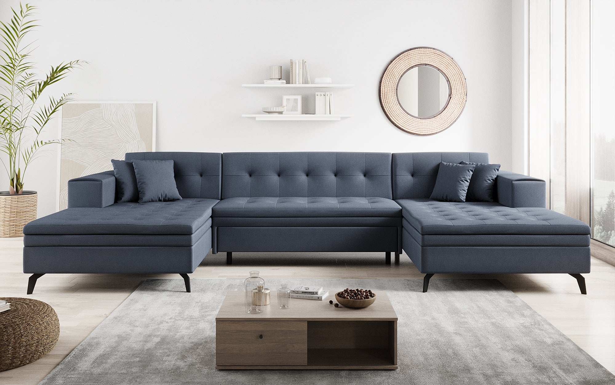 Canapé designer Vivana avec fonction couchage