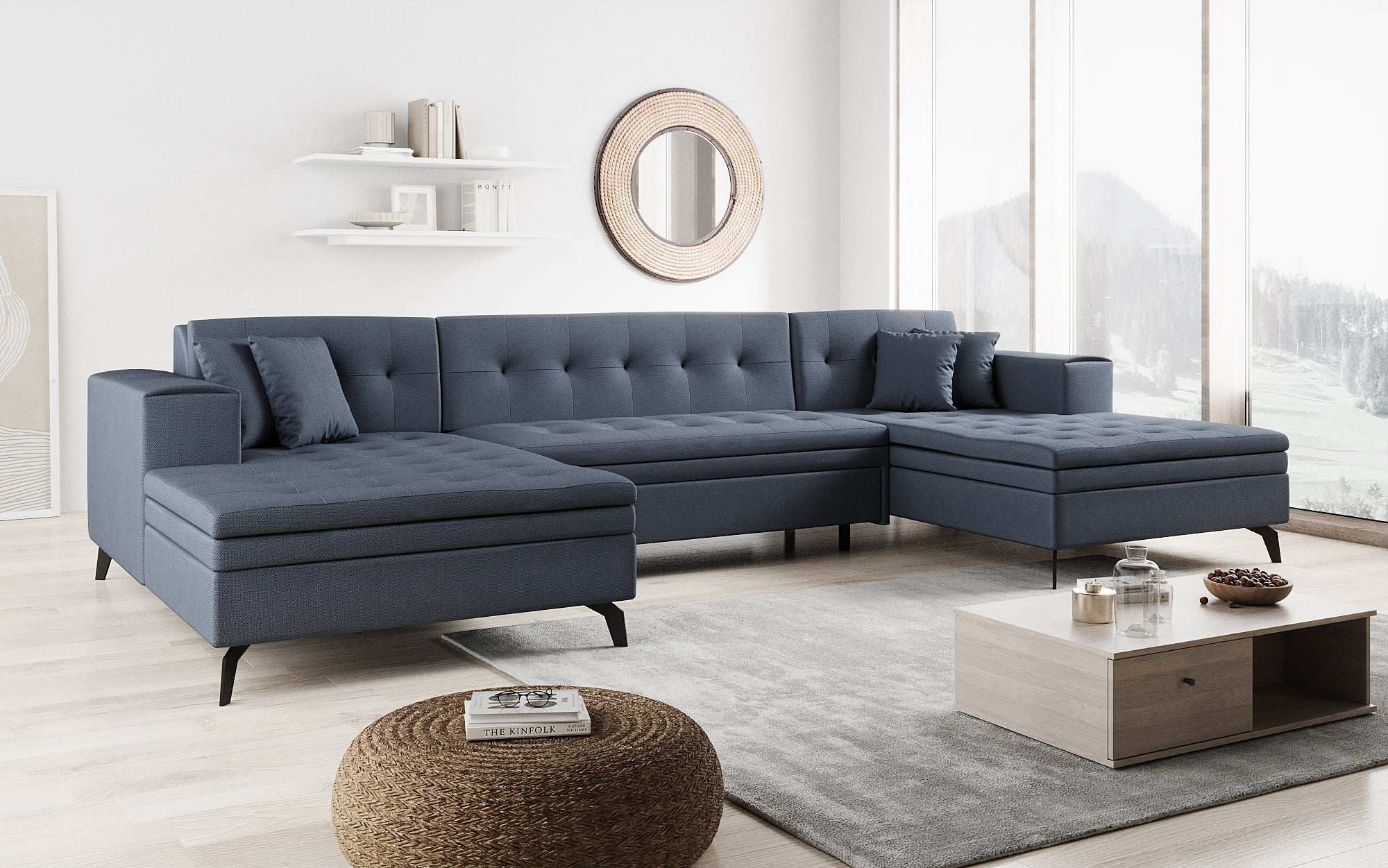 Canapé designer Vivana avec fonction couchage
