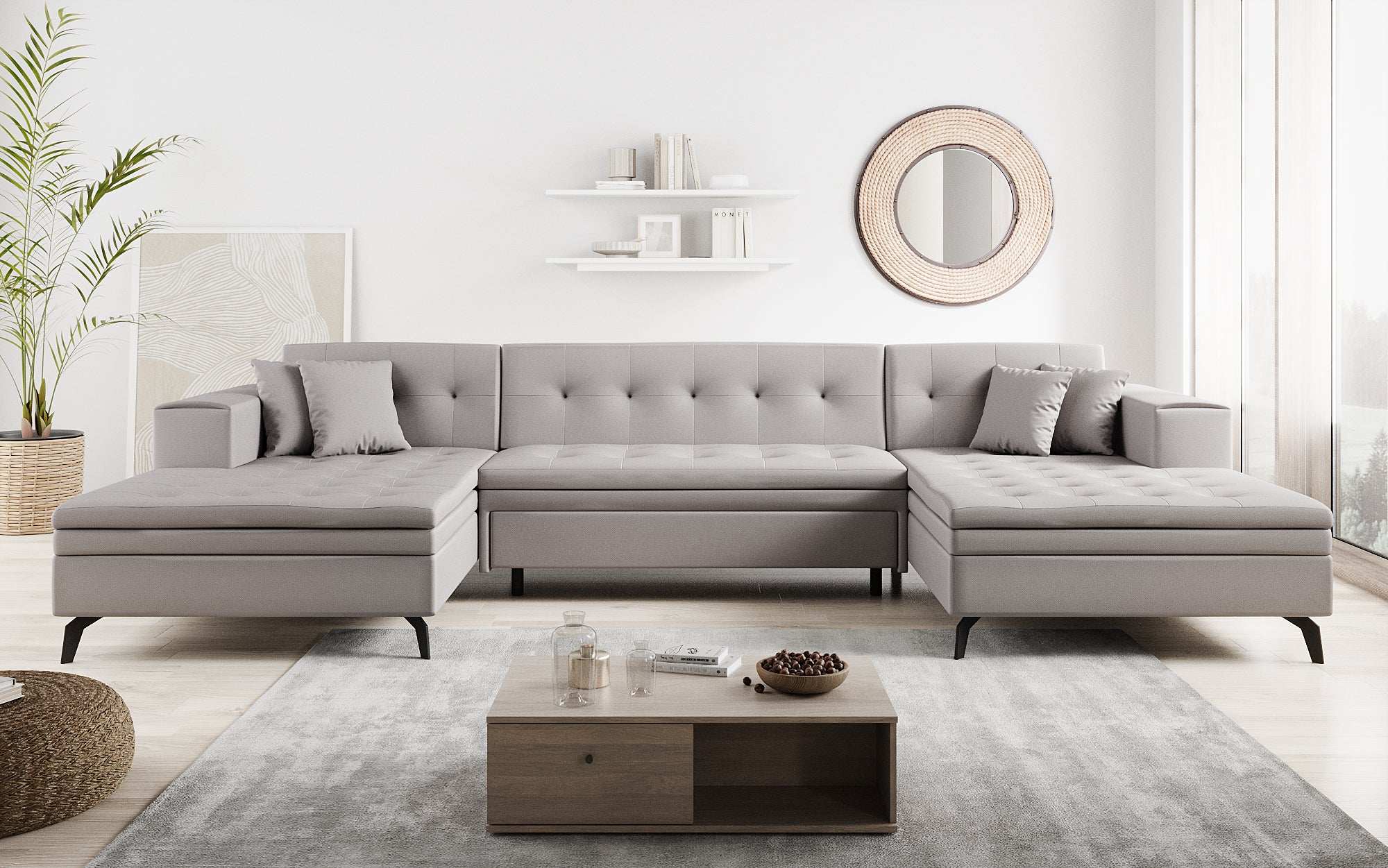 Canapé designer Vivana avec fonction couchage