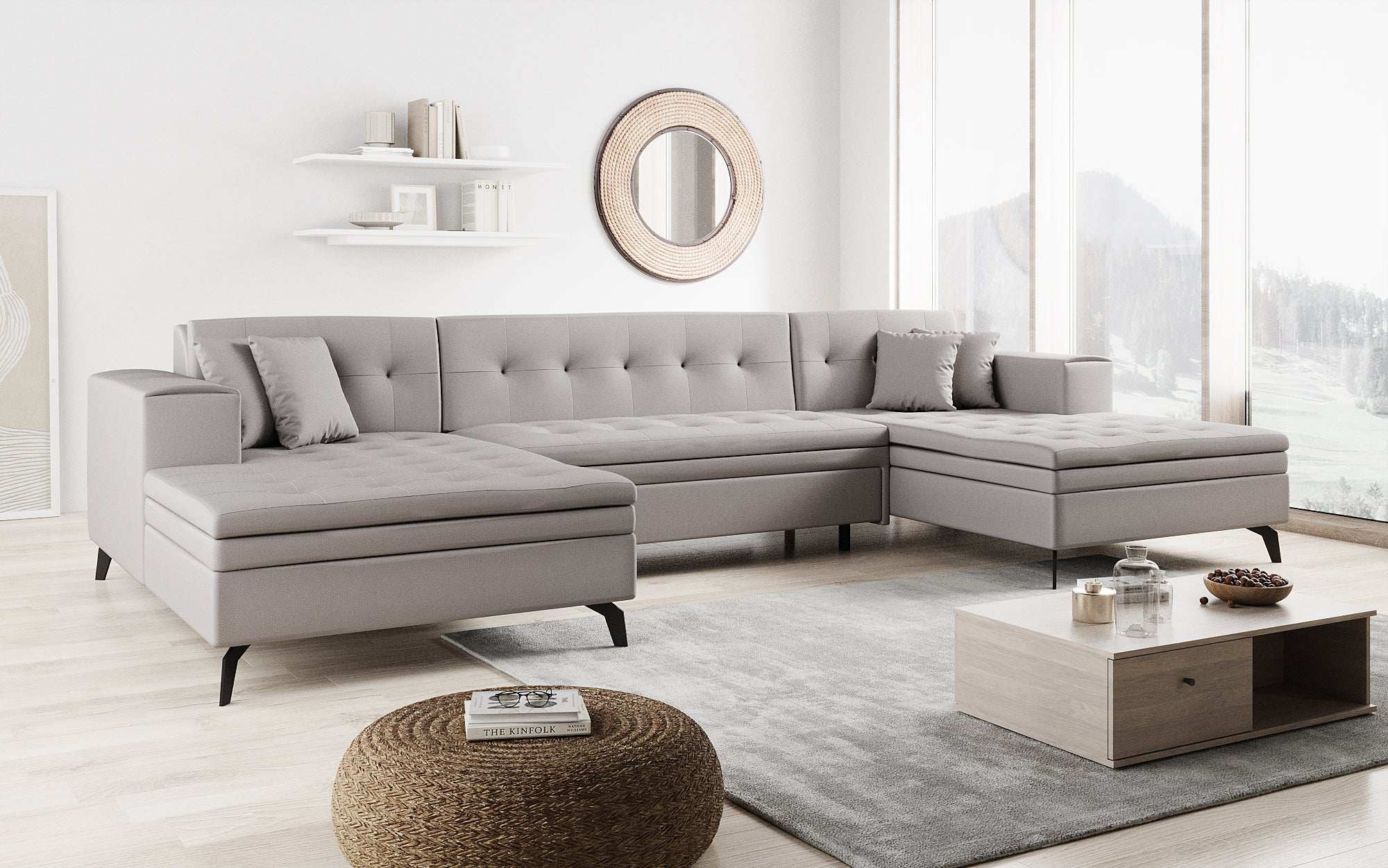 Canapé designer Vivana avec fonction couchage