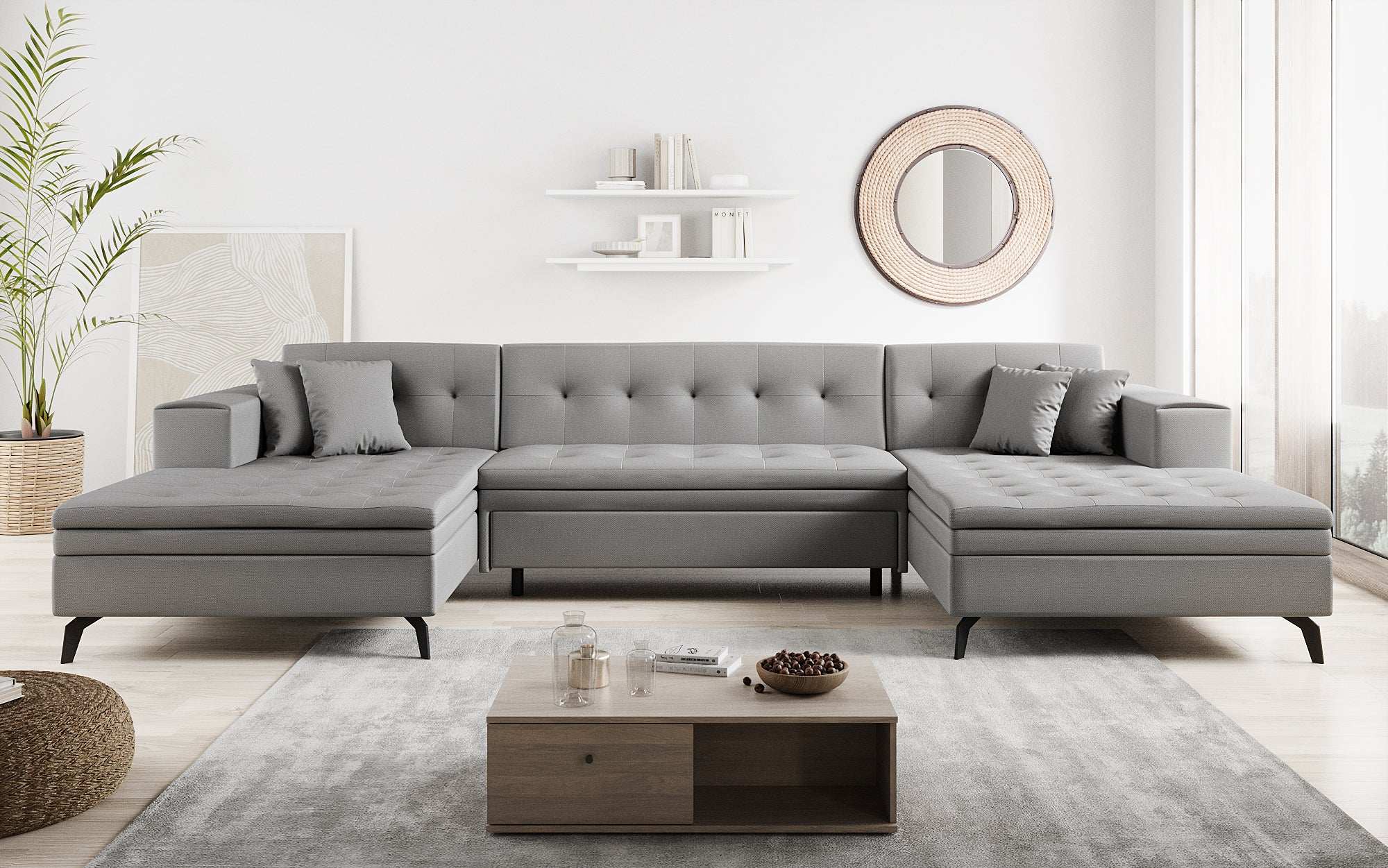 Canapé designer Vivana avec fonction couchage