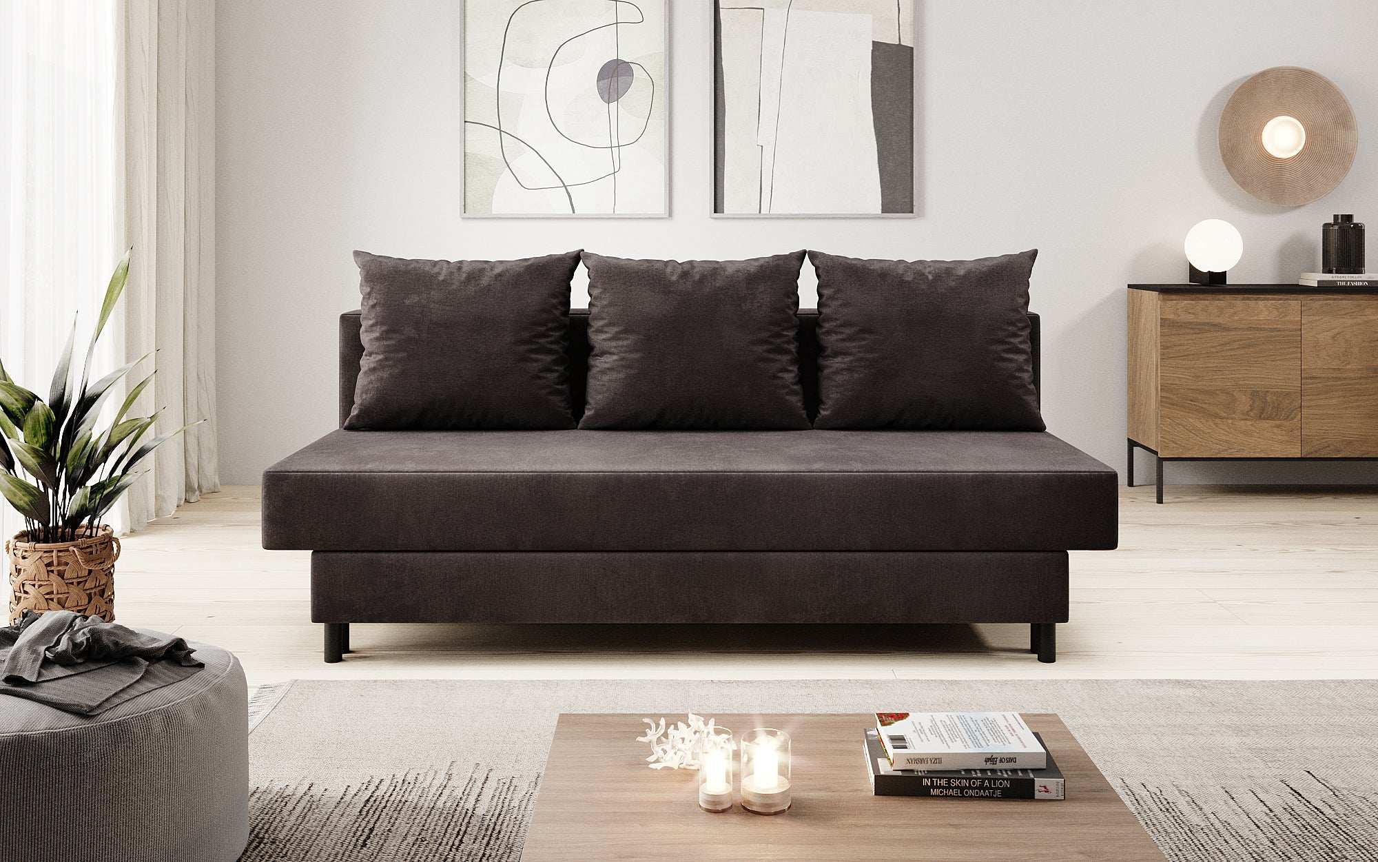 Designer Sofa Lino met Slaapfunctie