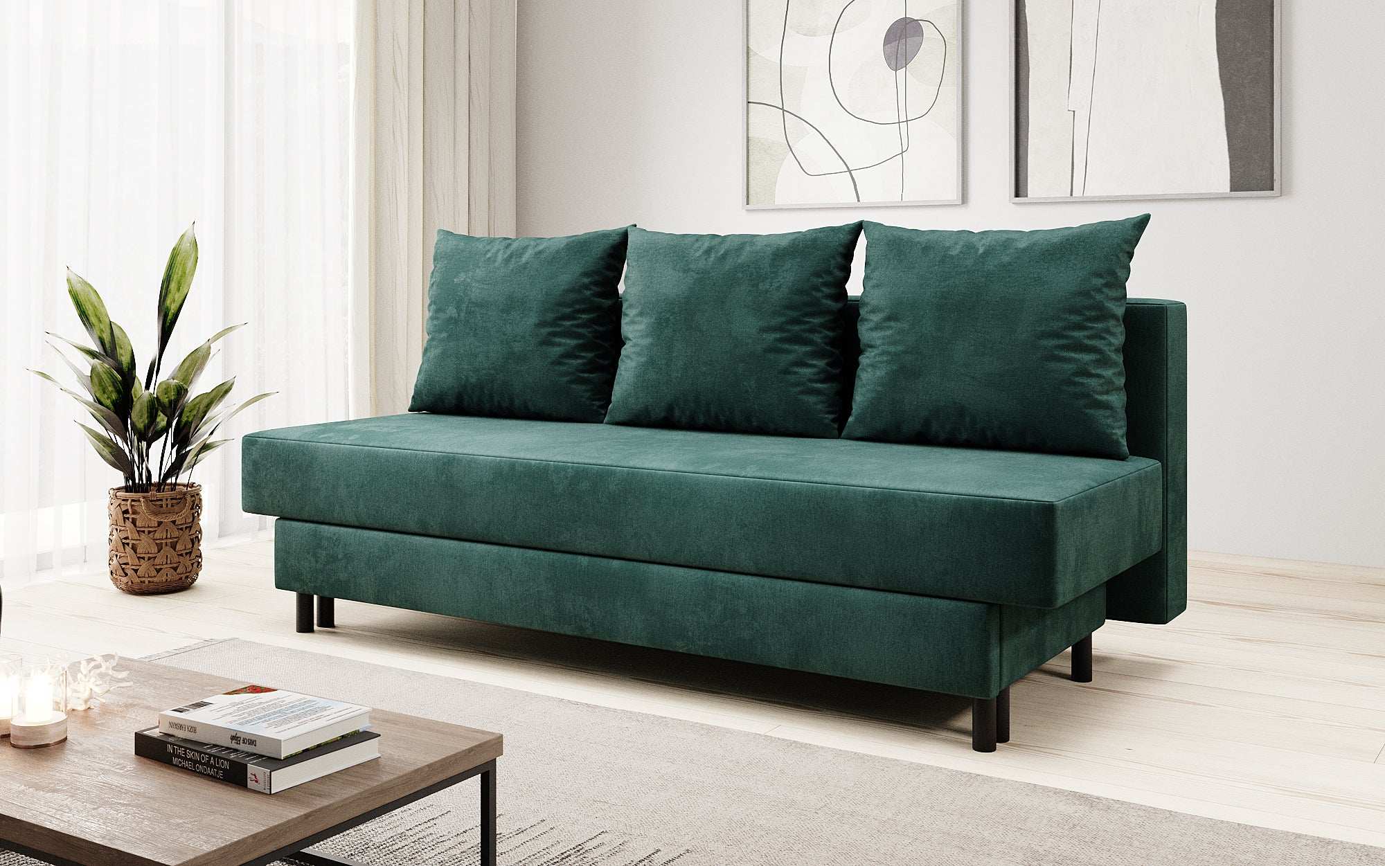 Designer Sofa Lino met Slaapfunctie