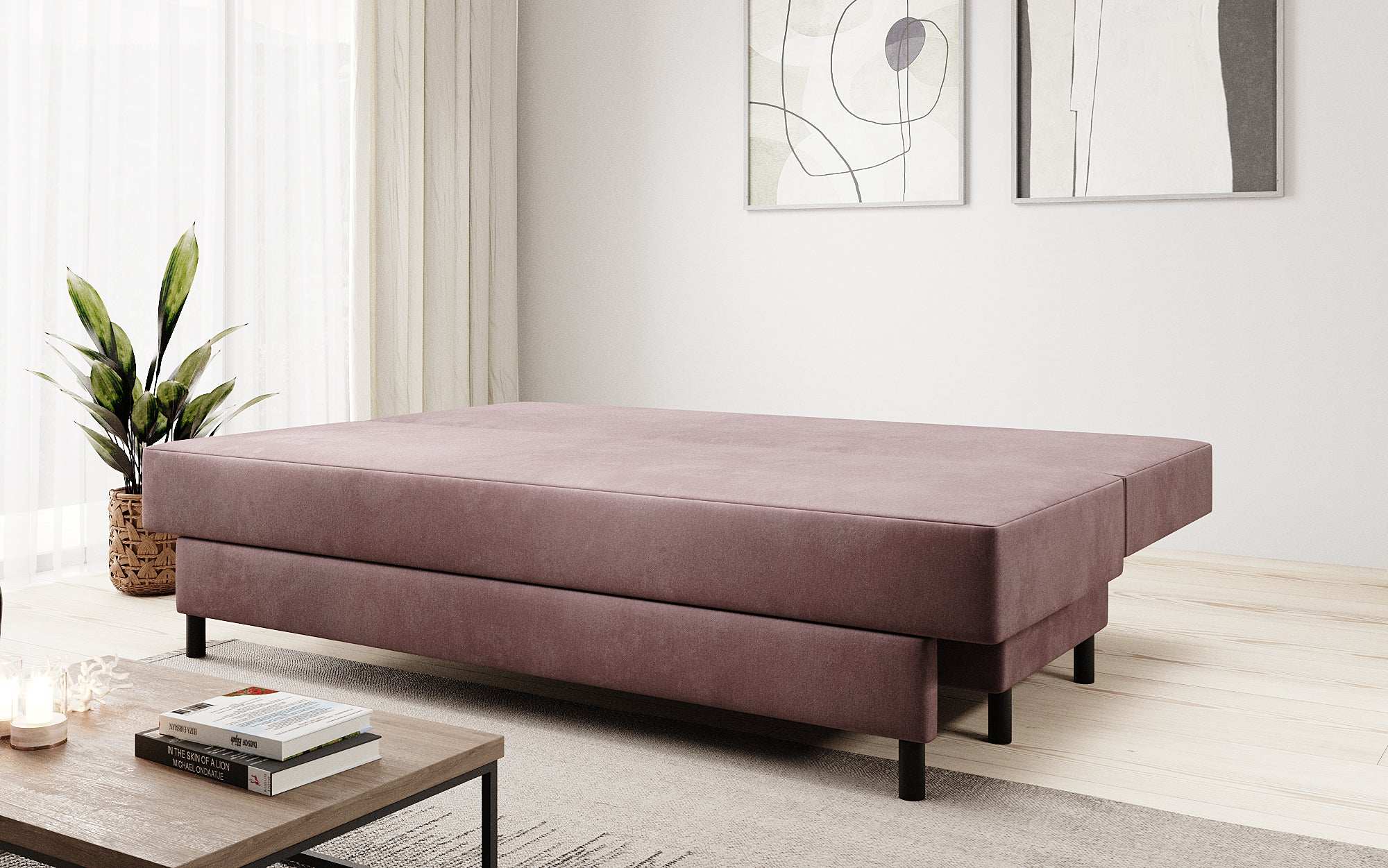 Designer Sofa Lino met Slaapfunctie