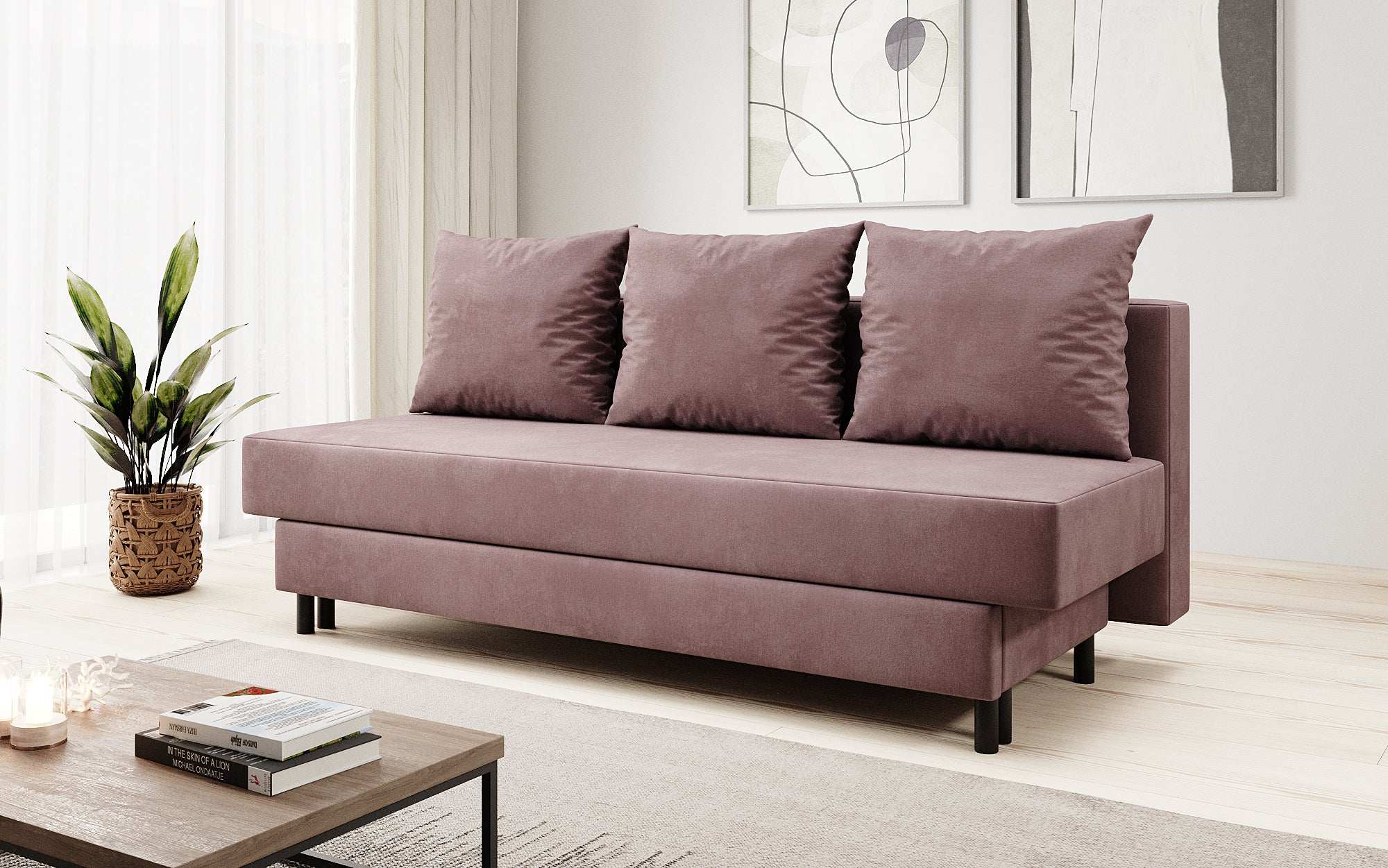 Designer Sofa Lino met Slaapfunctie