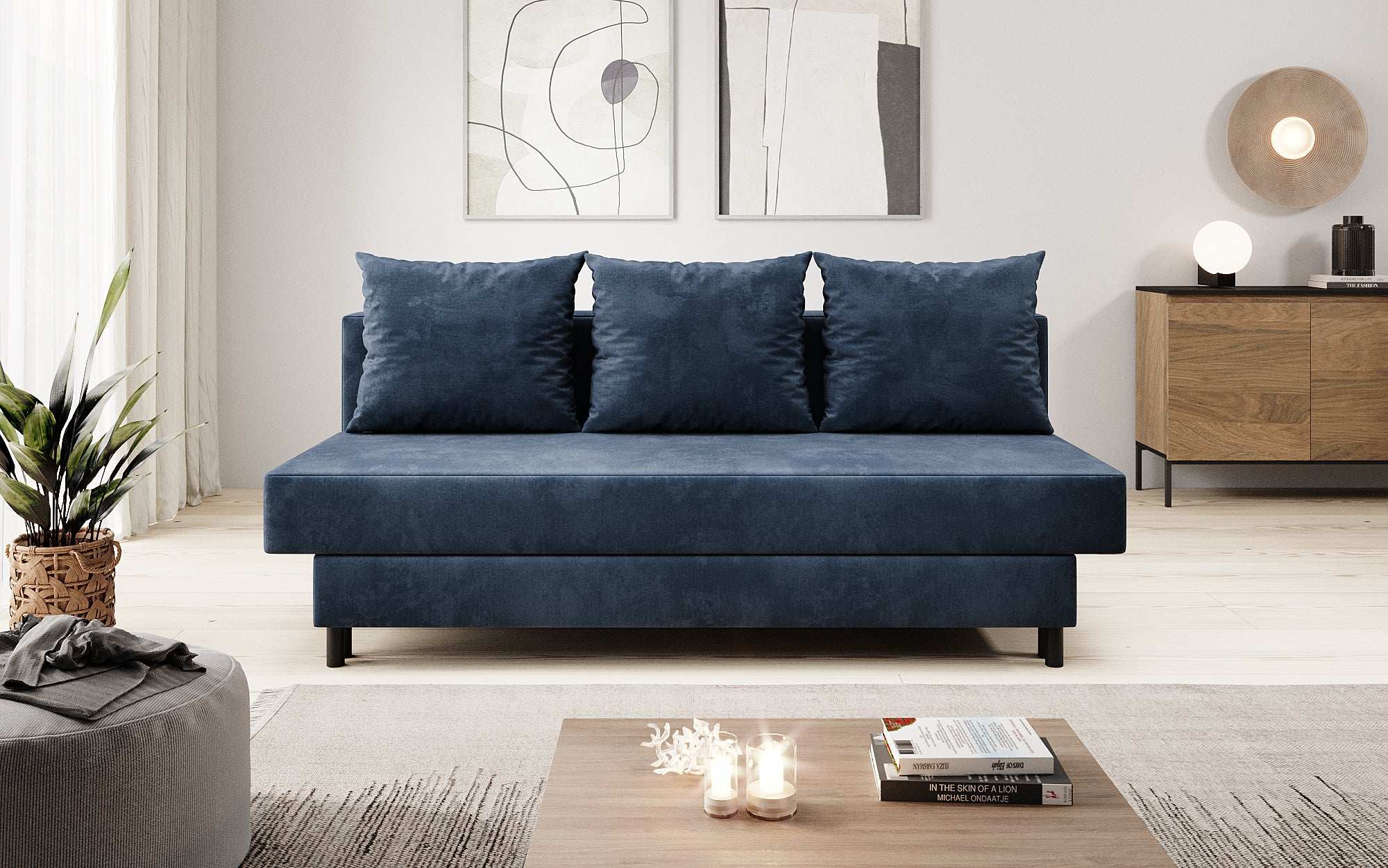 Designer Sofa Lino met Slaapfunctie