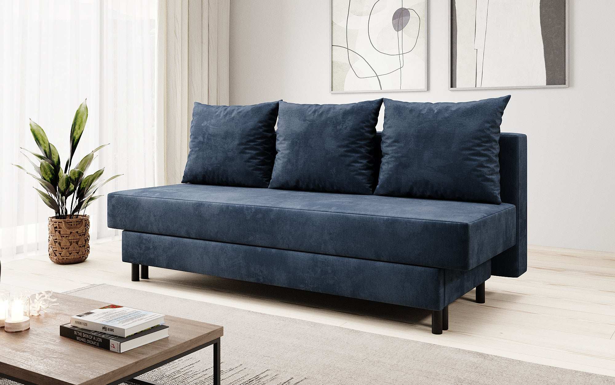 Designer Sofa Lino met Slaapfunctie