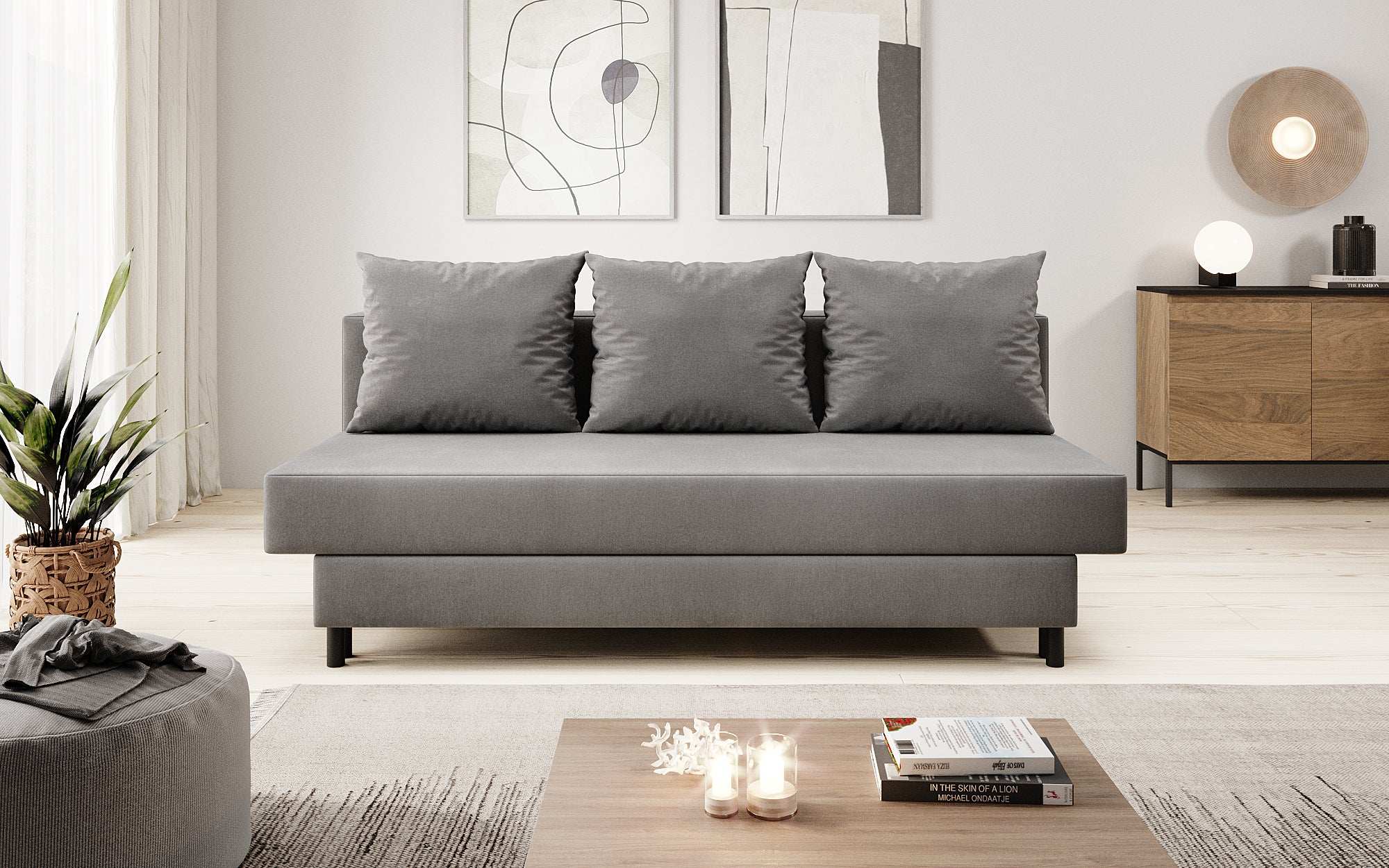Designer Sofa Lino met Slaapfunctie