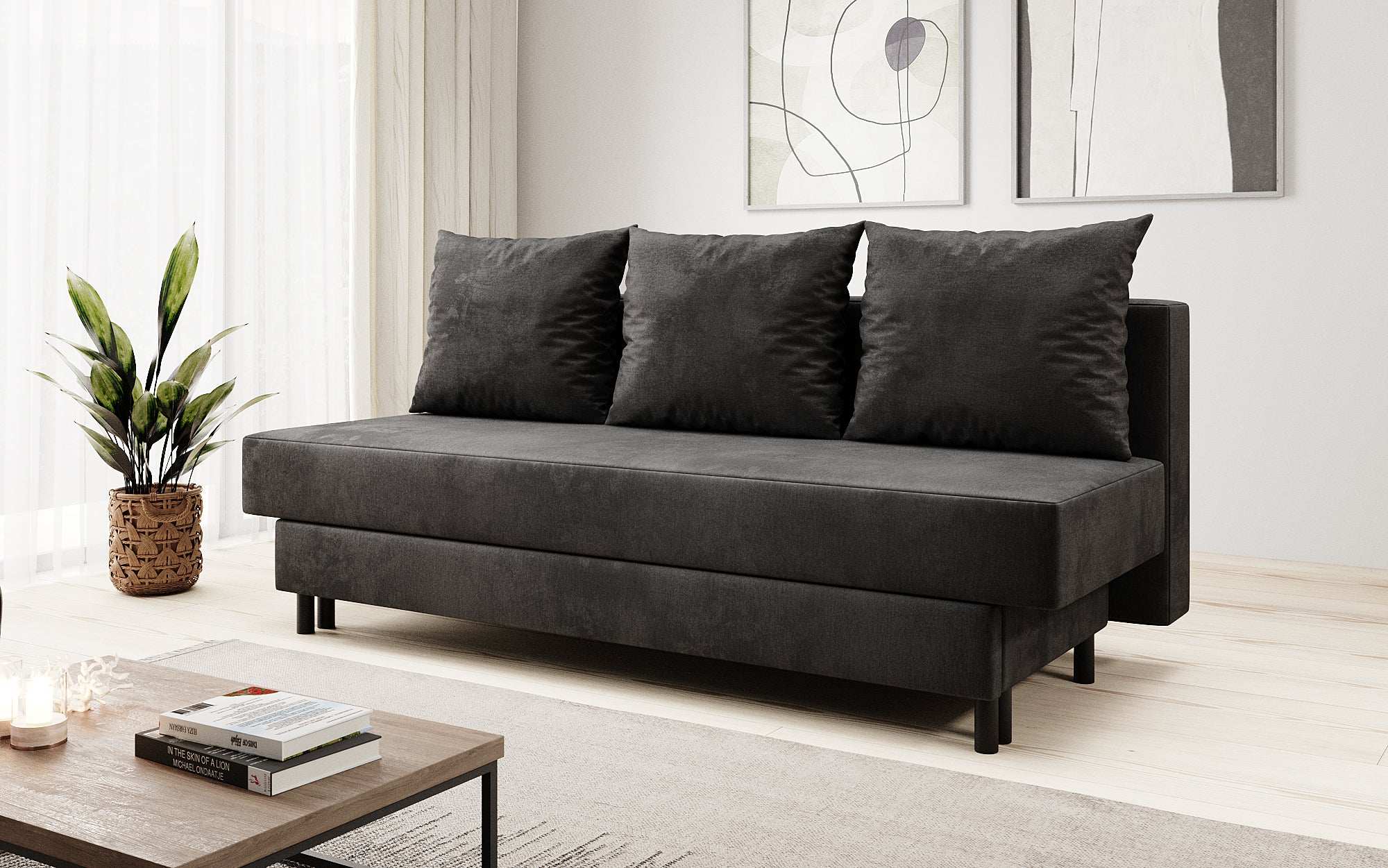 Designer Sofa Lino met Slaapfunctie