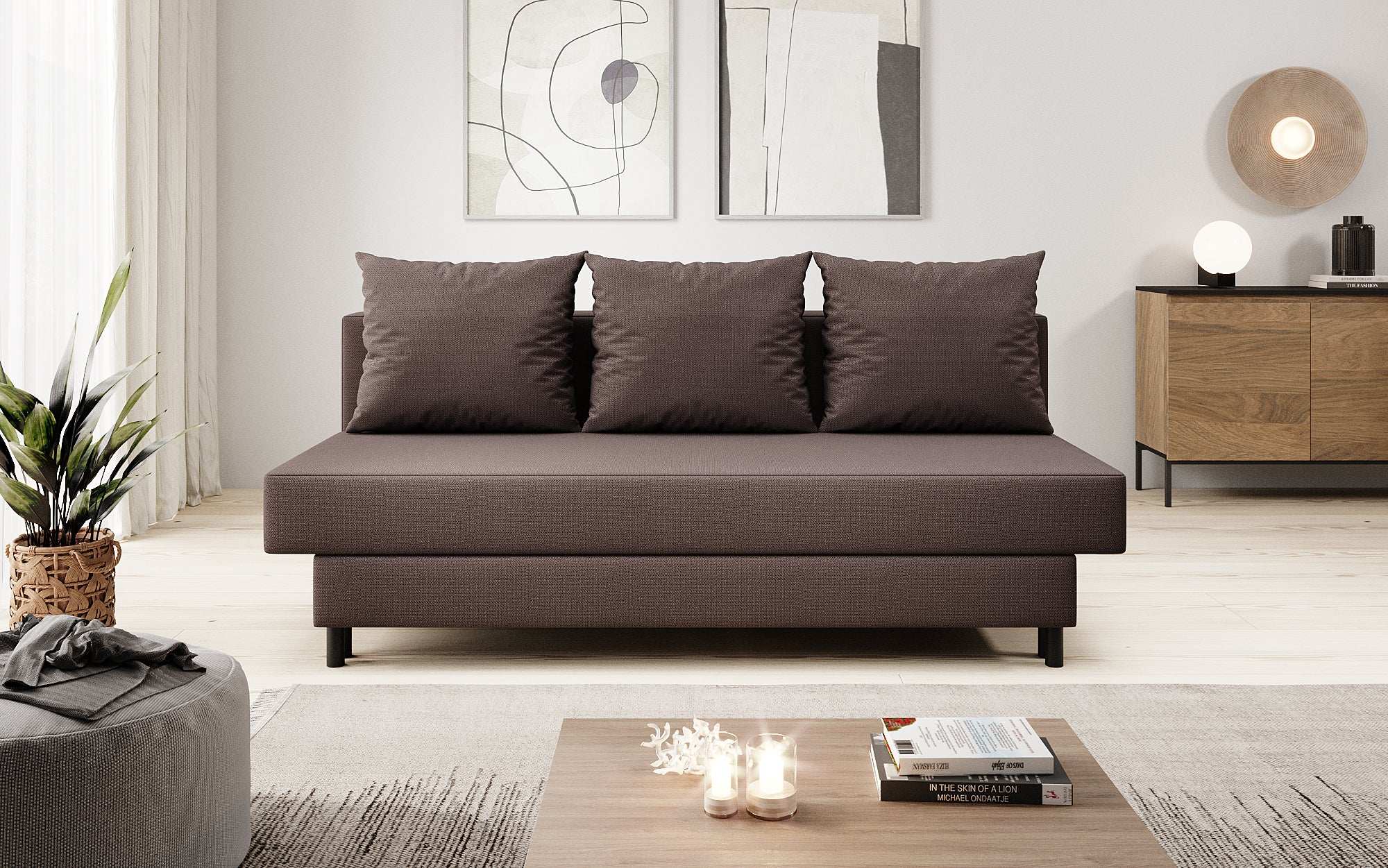 Designer Sofa Lino met Slaapfunctie