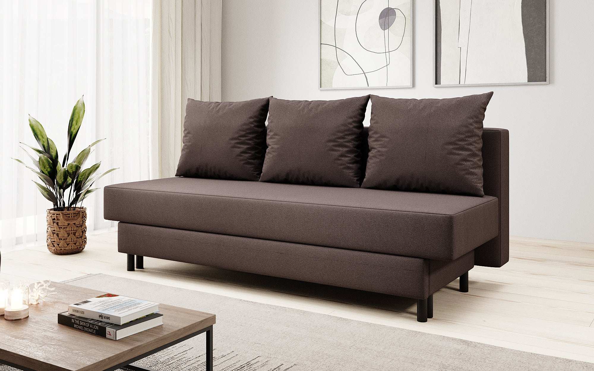 Designer Sofa Lino met Slaapfunctie