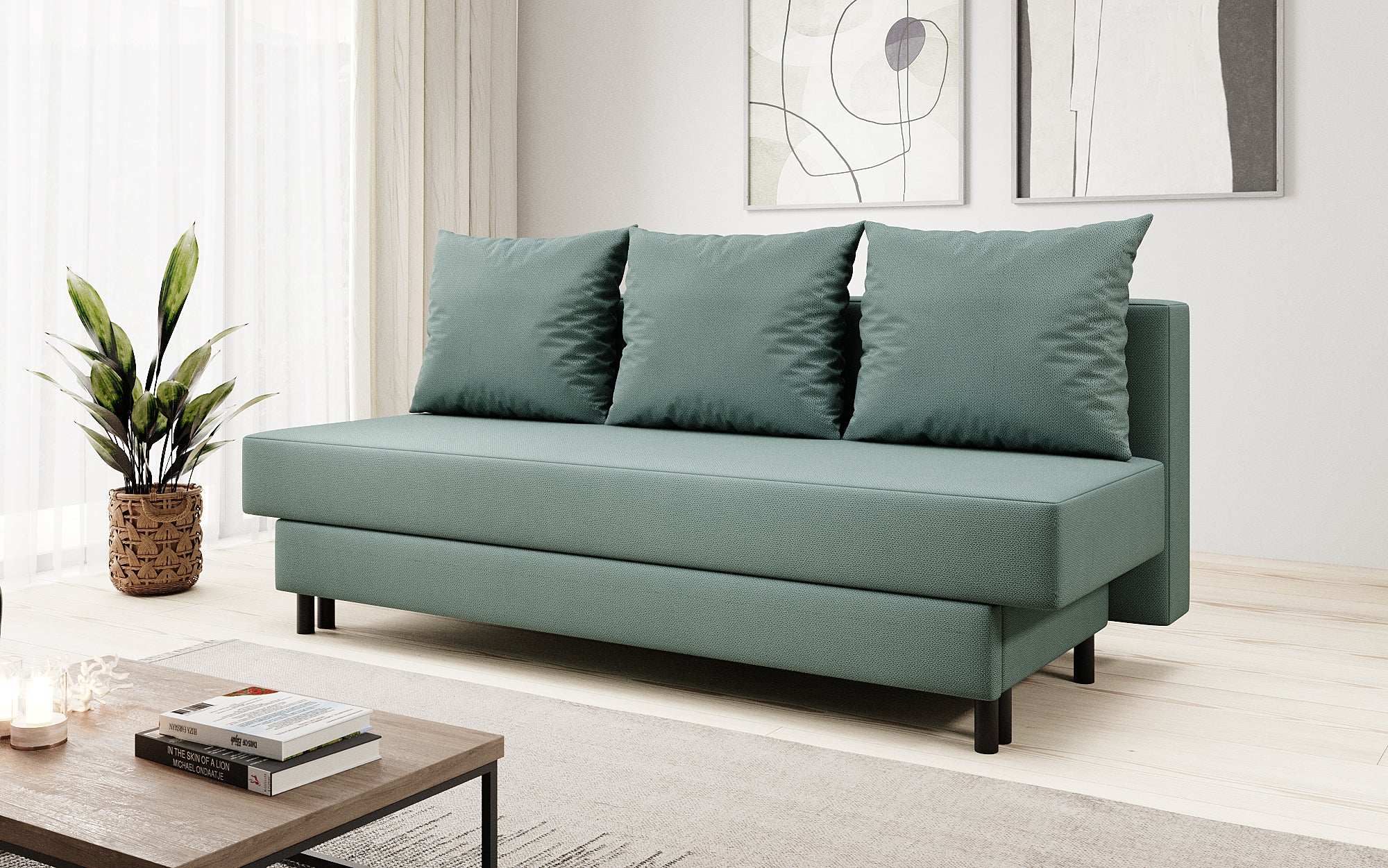 Designer Sofa Lino met Slaapfunctie