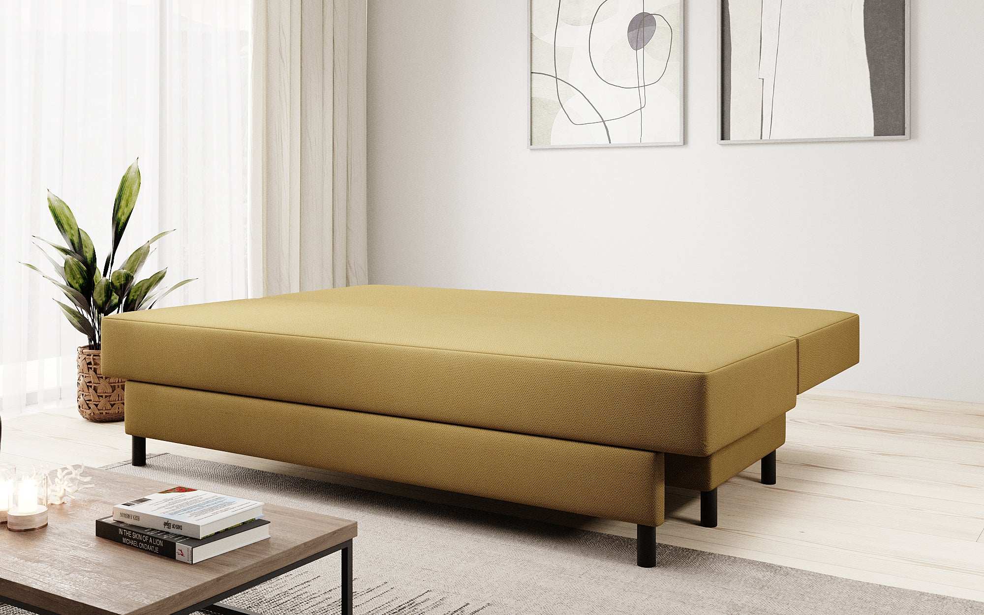 Designer Sofa Lino met Slaapfunctie