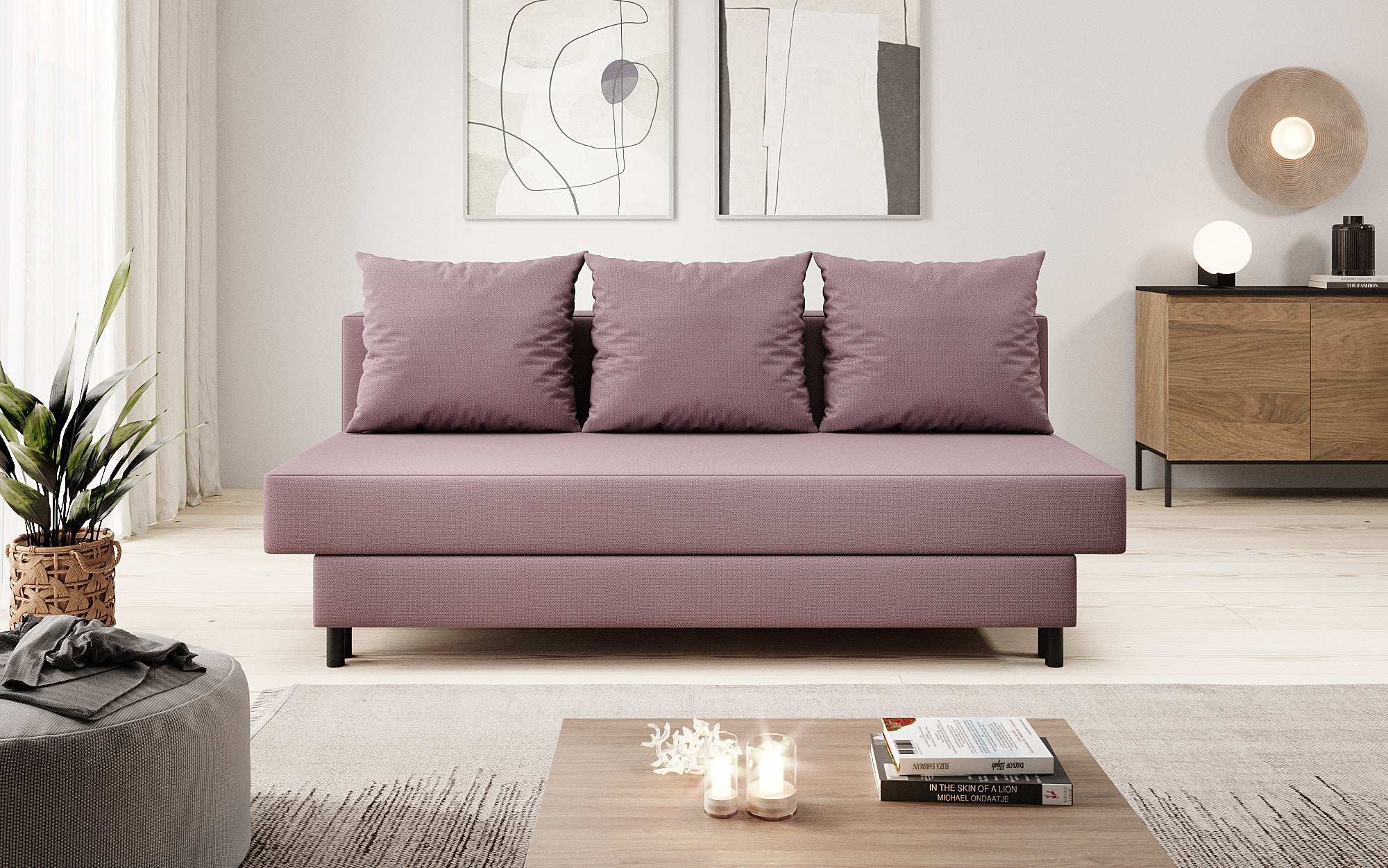 Designer Sofa Lino met Slaapfunctie