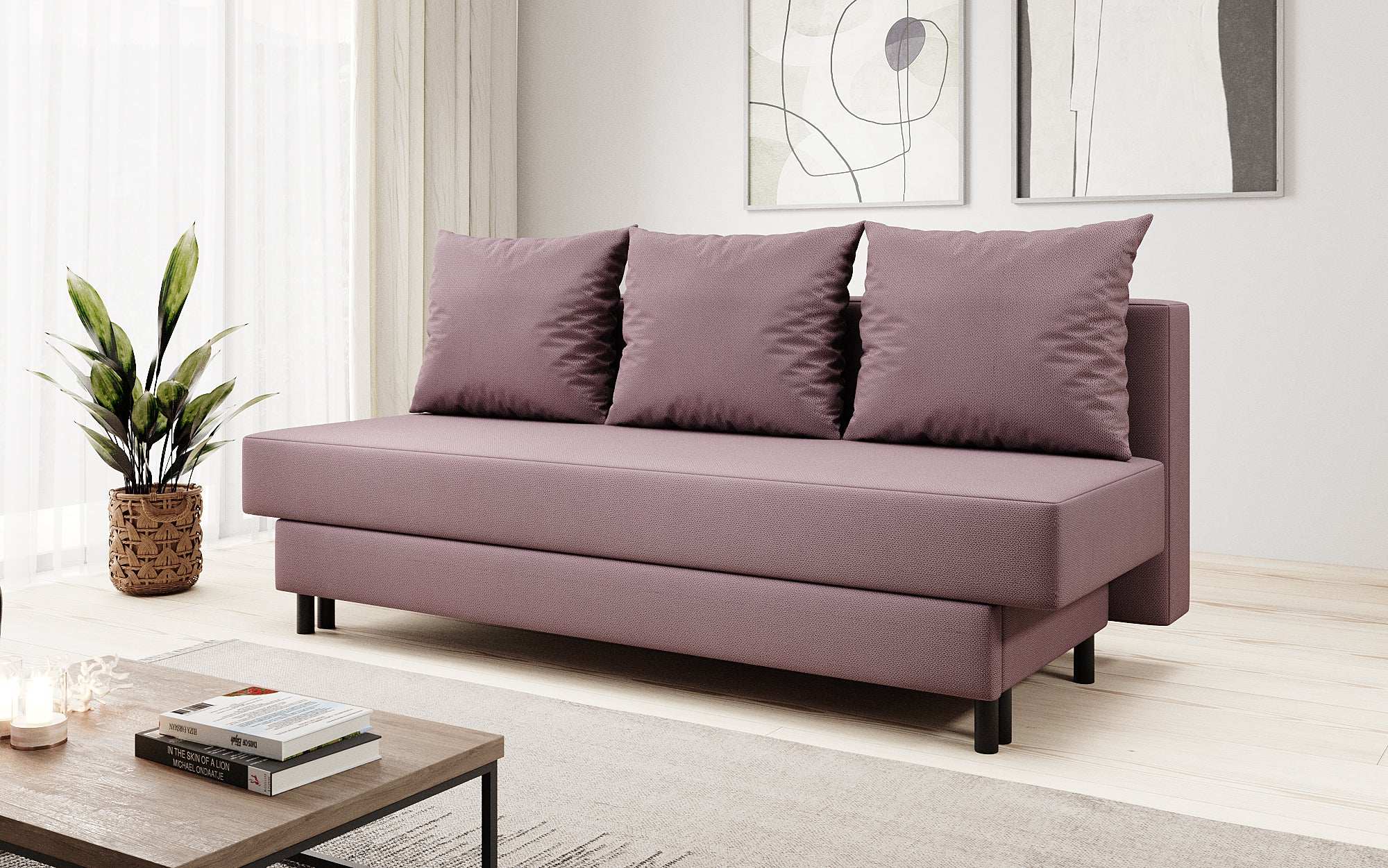 Designer Sofa Lino met Slaapfunctie