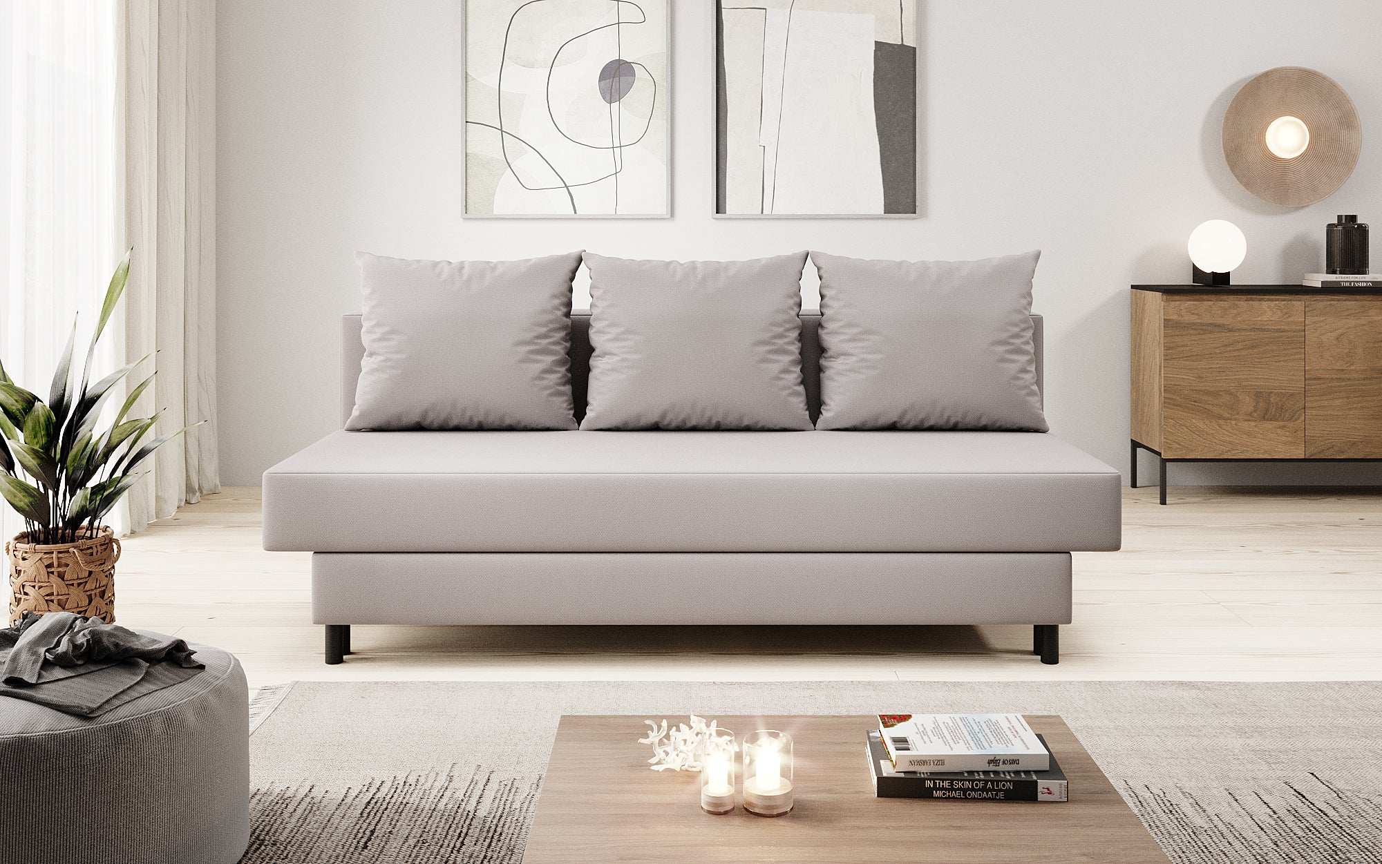 Designer Sofa Lino met Slaapfunctie