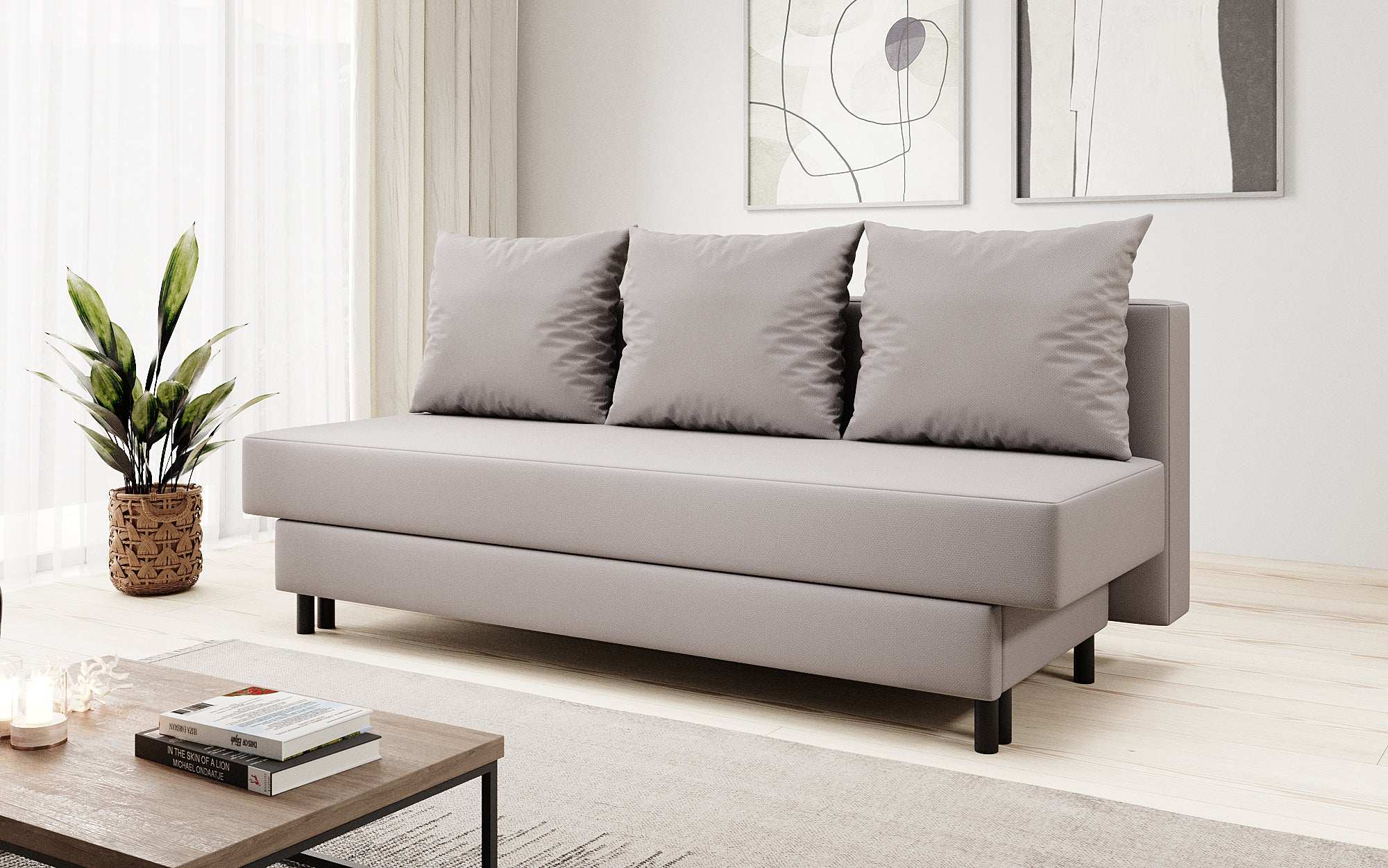 Designer Sofa Lino met Slaapfunctie