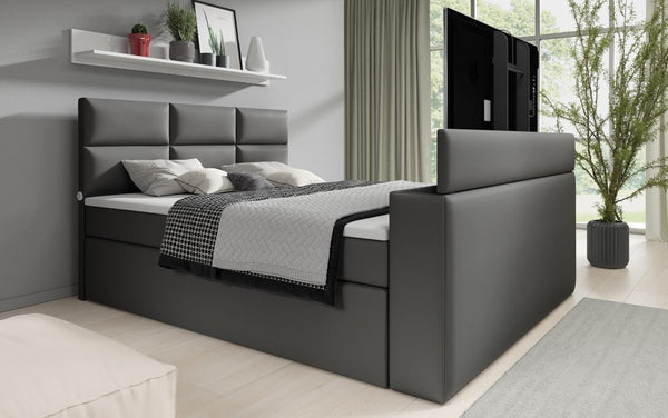 Boxspringbett Carre mit TV Lift und USB