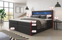 Boxspringbett Repos mit LED und USB - Luxusbetten24