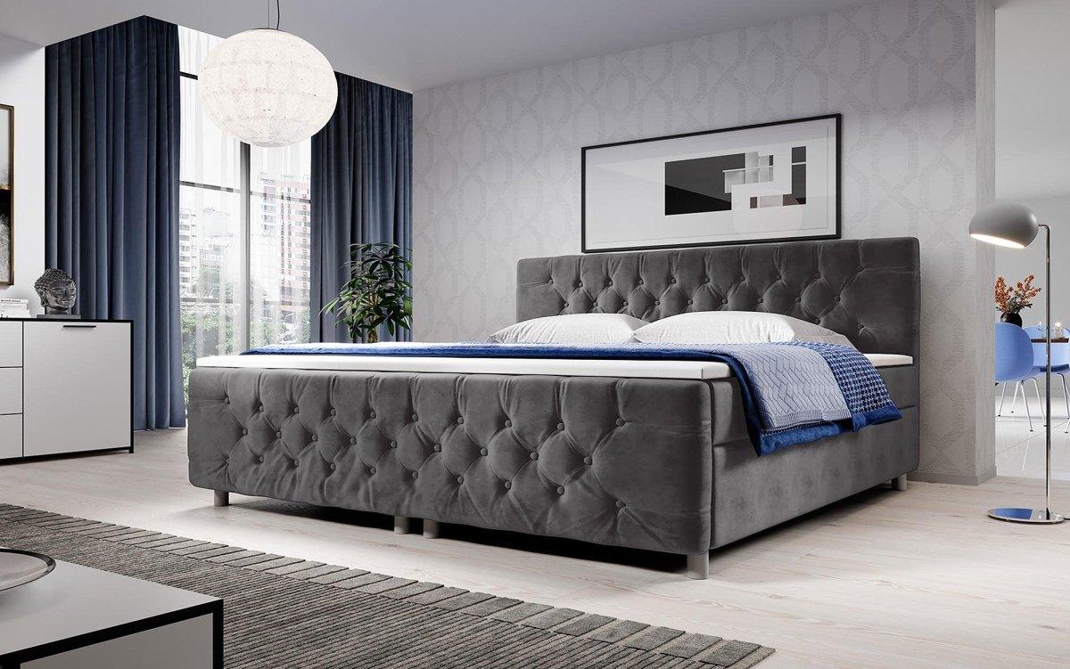 Boxspringbett Voler mit Füßen - Luxusbetten24