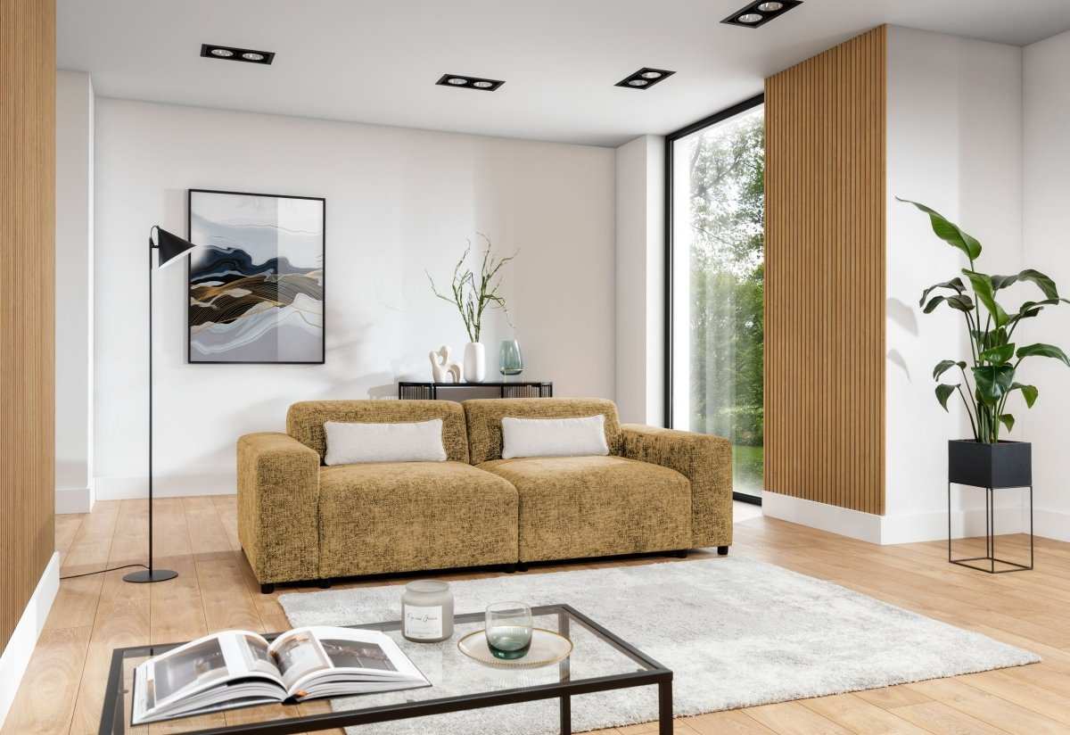 Designer 2er Sofa Napoli - Luxusbetten24