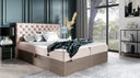 Designer Holzbett Neola mit Stauraum - Luxusbetten24