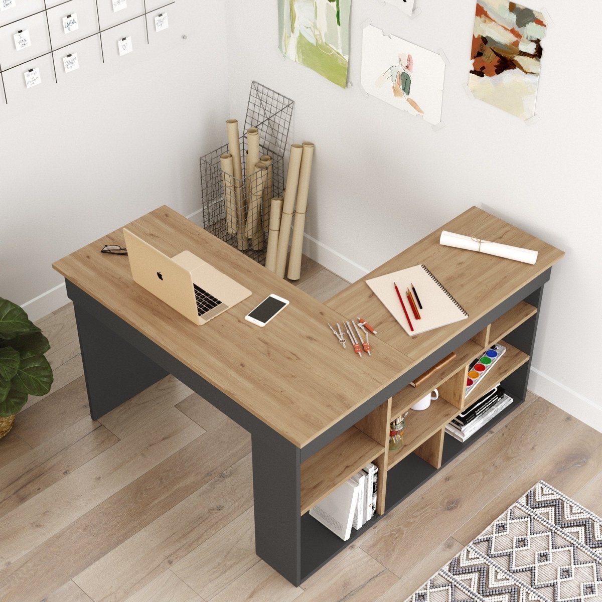 Designer Schreibtisch Tiro - Luxusbetten24