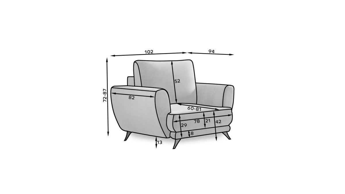 Designer Sessel Mino - Luxusbetten24