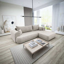 Designer Sofa Baron L mit Schlaffunktion und Stauraum - Luxusbetten24