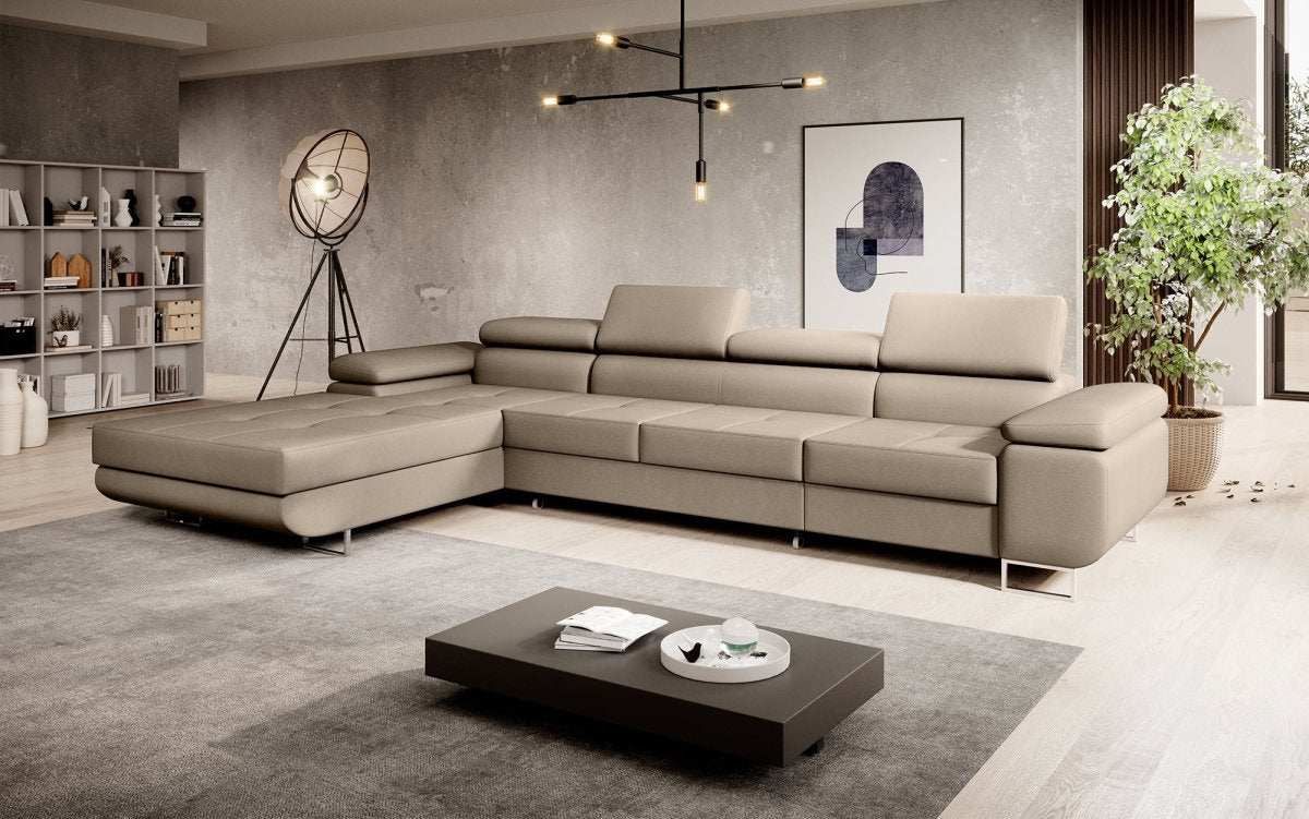 Designer Sofa Calvera Maxi mit Schlaf- und Klappfunktion - Luxusbetten24