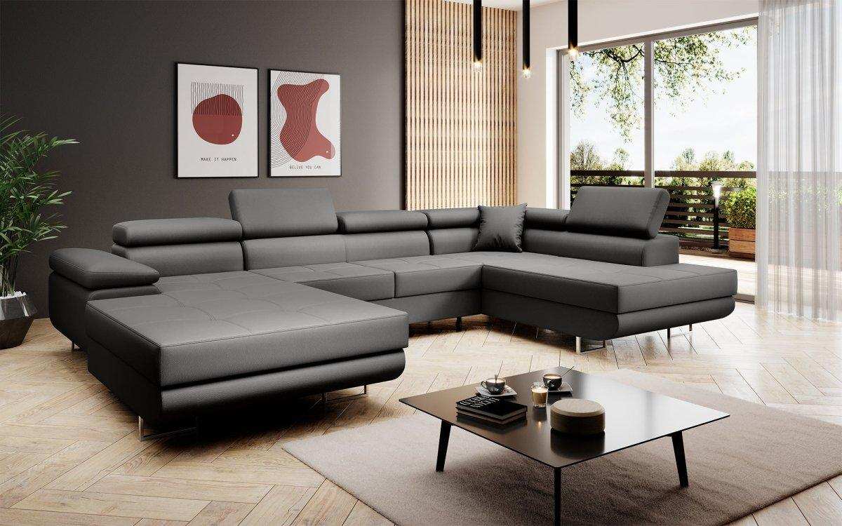 Designer Sofa Lago mit Schlaf - und Klappfunktion - Luxusbetten24