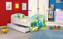 Kinderbett Luna mit Stauraum und verschiedenen Motiven - Luxusbetten24