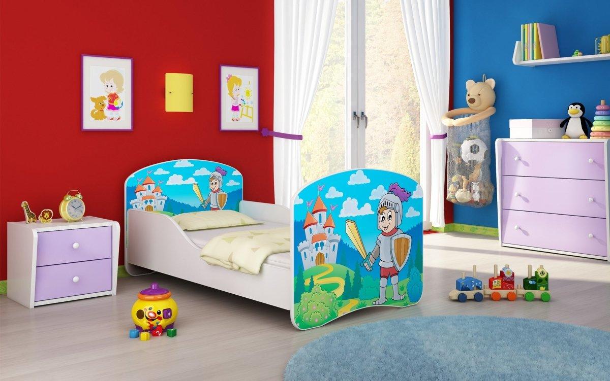 Kinderbett Mondo mit verschiedenen Mustern - Luxusbetten24